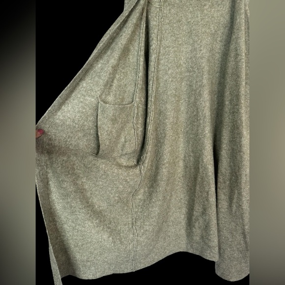 Women’s (Sm/Med) Miracle Comfy Oversized Mid Length Green Cardigan with Pockets‎ - Picture 6 of 6